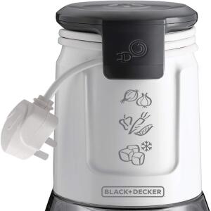 مفرمة عمودية بشفرة مزدوجة 500 وات، 0.5 لتر - بلاك اند ديكر - مصغرة 3