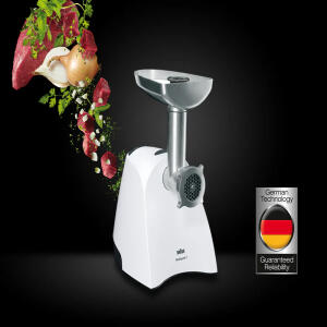 مفرمة لحم مالتي كويك 7 ،1500 واط، 3 أقراص ستانلس ستيل - براون