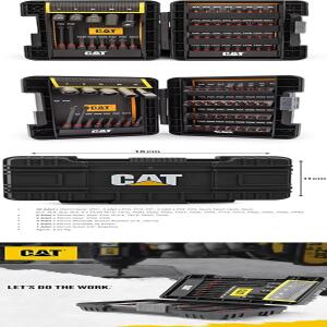 طاقم 45 قطعة رؤوس مفك براغي DA01902 - مصغرة 5