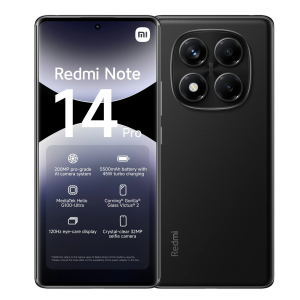 هاتف شاومي Xiaomi Redmi Note 14 Pro – 512GB – 12GB RAM – Black