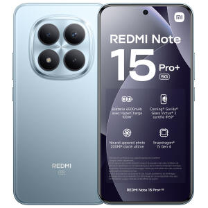 هاتف شاومي Xiaomi Redmi Note 15 Pro Plus 5G – 256GB – 8GB RAM – Blue