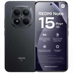 هاتف شاومي  Xiaomi Redmi Note 15 Pro Plus 5G – 512GB – 12GB Black